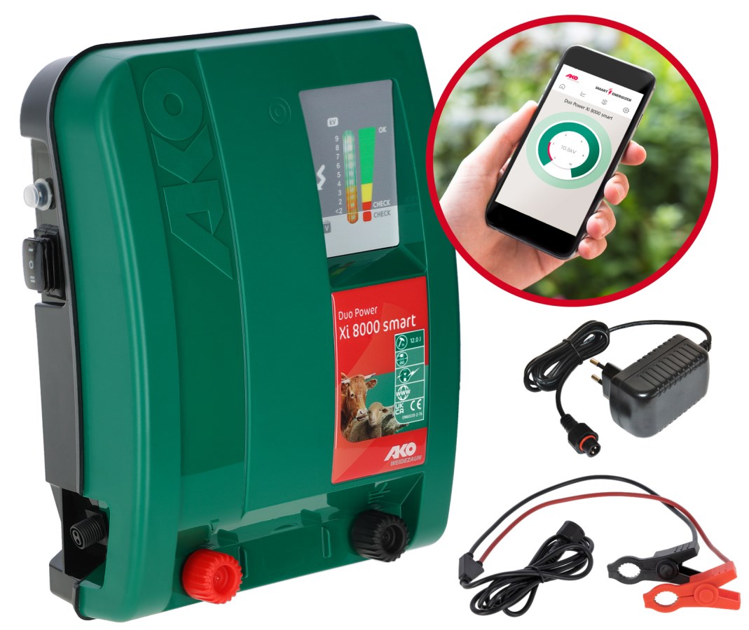 Elektryzator uniwersalny Duo Power XI8000 Smart dla 12J AKO Apka na telefon - Cavalo